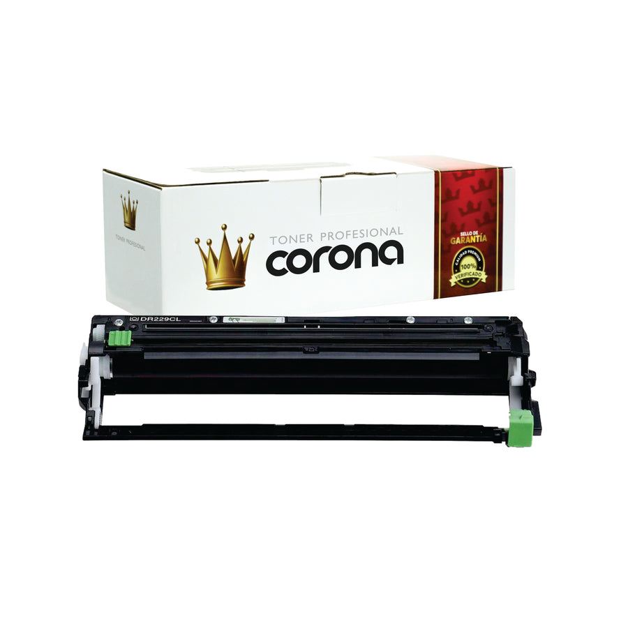Drum Corona DR229 Negro Compatible con BROTHER