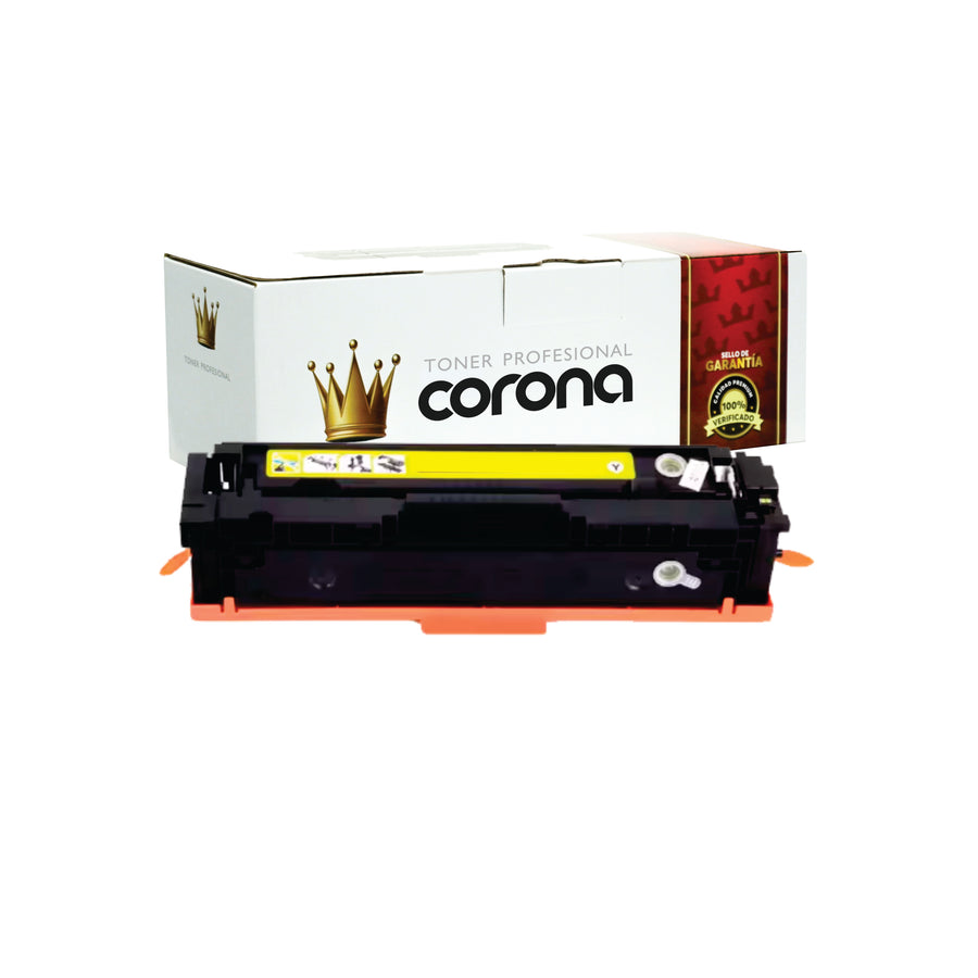 Toner Corona 222A W2222A AMARILLO CON CHIP Compatible con HP